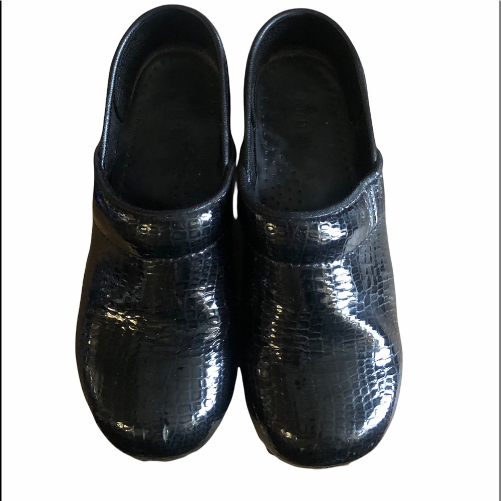 Sanita woman's clogs, black size 7(37)
